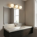 Generation Lighting - GLV1853BN - Three Light Vanity - Nube - Brushed Nickel