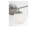 Three Light Vanity<br /><span style="color:#4AB0CE;">Entrega: 4-10 dias en USA</span><br /><span style="color:#4AB0CE;font-size:60%;">PREGUNTE POR ENTREGA EN PANAMA</span><br />Collection: Nube<br />Finish: Brushed Nickel