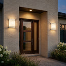 Generation Lighting - GLO2161PBS - LED Outdoor Wall Lantern - Ravel - Painted Brushed Steel