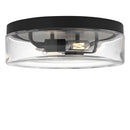 Two Light Flush Mount<br /><span style="color:#4AB0CE;">Entrega: 4-10 dias en USA</span><br /><span style="color:#4AB0CE;font-size:60%;">PREGUNTE POR ENTREGA EN PANAMA</span><br />Collection: Rhett<br />Finish: Midnight Black