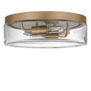 Two Light Flush Mount<br /><span style="color:#4AB0CE;">Entrega: 4-10 dias en USA</span><br /><span style="color:#4AB0CE;font-size:60%;">PREGUNTE POR ENTREGA EN PANAMA</span><br />Collection: Rhett<br />Finish: Satin Brass