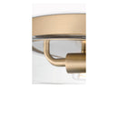 Two Light Flush Mount<br /><span style="color:#4AB0CE;">Entrega: 4-10 dias en USA</span><br /><span style="color:#4AB0CE;font-size:60%;">PREGUNTE POR ENTREGA EN PANAMA</span><br />Collection: Rhett<br />Finish: Satin Brass