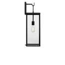 One Light Lantern<br /><span style="color:#4AB0CE;">Entrega: 5-6 semanas en USA</span><br /><span style="color:#4AB0CE;font-size:60%;">PREGUNTE POR ENTREGA EN PANAMA</span><br />Collection: Rox<br />Finish: Textured Black