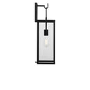 One Light Lantern<br /><span style="color:#4AB0CE;">Entrega: 4-10 dias en USA</span><br /><span style="color:#4AB0CE;font-size:60%;">PREGUNTE POR ENTREGA EN PANAMA</span><br />Collection: Rox<br />Finish: Textured Black
