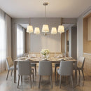 Generation Lighting - GLC1865BNE - Five Light Chandelier - Vilera - Brushed Nickel