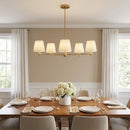 Generation Lighting - GLC1865SBE - Five Light Chandelier - Vilera - Satin Brass