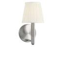 One Light Wall Sconce<br /><span style="color:#4AB0CE;">Entrega: 4-10 dias en USA</span><br /><span style="color:#4AB0CE;font-size:60%;">PREGUNTE POR ENTREGA EN PANAMA</span><br />Collection: Vilera<br />Finish: Brushed Nickel