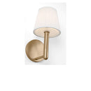 One Light Wall Sconce<br /><span style="color:#4AB0CE;">Entrega: 16-17 semanas en USA</span><br /><span style="color:#4AB0CE;font-size:60%;">PREGUNTE POR ENTREGA EN PANAMA</span><br />Collection: Vilera<br />Finish: Satin Brass