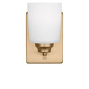 One Light Bath<br /><span style="color:#4AB0CE;">Entrega: 4-10 dias en USA</span><br /><span style="color:#4AB0CE;font-size:60%;">PREGUNTE POR ENTREGA EN PANAMA</span><br />Collection: Vinton<br />Finish: Satin Brass