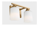 Two Light Bath<br /><span style="color:#4AB0CE;">Entrega: 4-10 dias en USA</span><br /><span style="color:#4AB0CE;font-size:60%;">PREGUNTE POR ENTREGA EN PANAMA</span><br />Collection: Vinton<br />Finish: Satin Brass