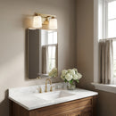 Generation Lighting - 4420902EN3-848 - Two Light Bath - Vinton - Satin Brass