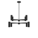 Eight Light Chandelier<br /><span style="color:#4AB0CE;">Entrega: 4-10 dias en USA</span><br /><span style="color:#4AB0CE;font-size:60%;">PREGUNTE POR ENTREGA EN PANAMA</span><br />Collection: Zentro<br />Finish: Midnight Black