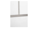 Four Light Linear Chandelier<br /><span style="color:#4AB0CE;">Entrega: 4-10 dias en USA</span><br /><span style="color:#4AB0CE;font-size:60%;">PREGUNTE POR ENTREGA EN PANAMA</span><br />Collection: Zentro<br />Finish: Brushed Nickel