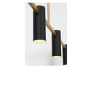 Four Light Linear Chandelier<br /><span style="color:#4AB0CE;">Entrega: 4-10 dias en USA</span><br /><span style="color:#4AB0CE;font-size:60%;">PREGUNTE POR ENTREGA EN PANAMA</span><br />Collection: Zentro<br />Finish: Satin Brass