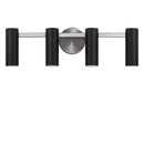 Four Light Vanity<br /><span style="color:#4AB0CE;">Entrega: 4-10 dias en USA</span><br /><span style="color:#4AB0CE;font-size:60%;">PREGUNTE POR ENTREGA EN PANAMA</span><br />Collection: Zentro<br />Finish: Brushed Nickel