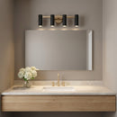 Generation Lighting - GLV2084SB - Four Light Vanity - Zentro - Satin Brass
