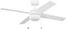 52" Ceiling Fan<br /><span style="color:#4AB0CE;">Entrega: 4-10 dias en USA</span><br /><span style="color:#4AB0CE;font-size:60%;">PREGUNTE POR ENTREGA EN PANAMA</span><br />Collection: Loni<br />Finish: Matte White
