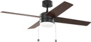 52" Ceiling Fan<br /><span style="color:#4AB0CE;">Entrega: 4-10 dias en USA</span><br /><span style="color:#4AB0CE;font-size:60%;">PREGUNTE POR ENTREGA EN PANAMA</span><br />Collection: Loni<br />Finish: Midnight Black