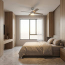 Generation Lighting - 4LNIR52BSAWD - 52" Ceiling Fan - Loni - Brushed Steel