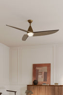 65" Ceiling Fan<br /><span style="color:#4AB0CE;">Entrega: 4-10 dias en USA</span><br /><span style="color:#4AB0CE;font-size:60%;">PREGUNTE POR ENTREGA EN PANAMA</span><br />Collection: Lirden<br />Finish: Heritage Brass