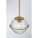 One Light Mini Pendant<br /><span style="color:#4AB0CE;">Entrega: 4-10 dias en USA</span><br /><span style="color:#4AB0CE;font-size:60%;">PREGUNTE POR ENTREGA EN PANAMA</span><br />Collection: Luniva<br />Finish: Legacy Brass
