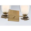 Two Light Vanity<br /><span style="color:#4AB0CE;">Entrega: 4-10 dias en USA</span><br /><span style="color:#4AB0CE;font-size:60%;">PREGUNTE POR ENTREGA EN PANAMA</span><br />Collection: Elowen<br />Finish: Legacy Brass