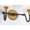 Two Light Vanity<br /><span style="color:#4AB0CE;">Entrega: 4-10 dias en USA</span><br /><span style="color:#4AB0CE;font-size:60%;">PREGUNTE POR ENTREGA EN PANAMA</span><br />Collection: Brienne<br />Finish: Legacy Brass