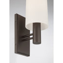 One Light Wall Sconce<br /><span style="color:#4AB0CE;">Entrega: 4-10 dias en USA</span><br /><span style="color:#4AB0CE;font-size:60%;">PREGUNTE POR ENTREGA EN PANAMA</span><br />Collection: Draxen<br />Finish: Dark Bronze