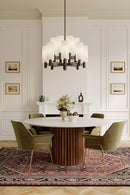 16 Light Chandelier<br /><span style="color:#4AB0CE;">Entrega: 4-10 dias en USA</span><br /><span style="color:#4AB0CE;font-size:60%;">PREGUNTE POR ENTREGA EN PANAMA</span><br />Collection: Draxen<br />Finish: Dark Bronze
