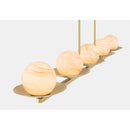 Five Light Linear Chandelier<br /><span style="color:#4AB0CE;">Entrega: 4-10 dias en USA</span><br /><span style="color:#4AB0CE;font-size:60%;">PREGUNTE POR ENTREGA EN PANAMA</span><br />Collection: Olenne<br />Finish: Legacy Brass
