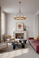 Eight Light Pendant<br /><span style="color:#4AB0CE;">Entrega: 4-10 dias en USA</span><br /><span style="color:#4AB0CE;font-size:60%;">PREGUNTE POR ENTREGA EN PANAMA</span><br />Collection: Olenne<br />Finish: Legacy Brass
