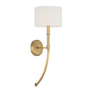 One Light Wall Sconce<br /><span style="color:#4AB0CE;">Entrega: 4-10 dias en USA</span><br /><span style="color:#4AB0CE;font-size:60%;">PREGUNTE POR ENTREGA EN PANAMA</span><br />Collection: Molvene<br />Finish: Legacy Brass