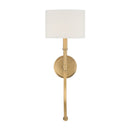 One Light Wall Sconce<br /><span style="color:#4AB0CE;">Entrega: 4-10 dias en USA</span><br /><span style="color:#4AB0CE;font-size:60%;">PREGUNTE POR ENTREGA EN PANAMA</span><br />Collection: Molvene<br />Finish: Legacy Brass