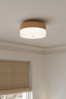 Minka-Lavery - 12054-732 - Three Light Semi-Flush Mount - Nebri - Legacy Brass
