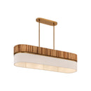 Five Light Linear Chandelier<br /><span style="color:#4AB0CE;">Entrega: 4-10 dias en USA</span><br /><span style="color:#4AB0CE;font-size:60%;">PREGUNTE POR ENTREGA EN PANAMA</span><br />Collection: Nebri<br />Finish: Legacy Brass