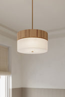 Two Light Pendant<br /><span style="color:#4AB0CE;">Entrega: 2-3 semanas en USA</span><br /><span style="color:#4AB0CE;font-size:60%;">PREGUNTE POR ENTREGA EN PANAMA</span><br />Collection: Nebri<br />Finish: Legacy Brass