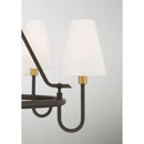 Eight Light Pendant<br /><span style="color:#4AB0CE;">Entrega: 4-10 dias en USA</span><br /><span style="color:#4AB0CE;font-size:60%;">PREGUNTE POR ENTREGA EN PANAMA</span><br />Collection: Bellforge<br />Finish: Legacy Brass
