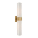 Two Light Bath Bar<br /><span style="color:#4AB0CE;">Entrega: 4-10 dias en USA</span><br /><span style="color:#4AB0CE;font-size:60%;">PREGUNTE POR ENTREGA EN PANAMA</span><br />Collection: Delgada<br />Finish: Legacy Brass