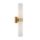 Two Light Bath Bar<br /><span style="color:#4AB0CE;">Entrega: 4-10 dias en USA</span><br /><span style="color:#4AB0CE;font-size:60%;">PREGUNTE POR ENTREGA EN PANAMA</span><br />Collection: Delgada<br />Finish: Legacy Brass