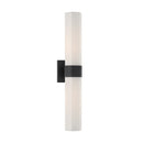 Two Light Bath Bar<br /><span style="color:#4AB0CE;">Entrega: 4-10 dias en USA</span><br /><span style="color:#4AB0CE;font-size:60%;">PREGUNTE POR ENTREGA EN PANAMA</span><br />Collection: Delgada<br />Finish: Dark Matte Black