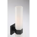 Two Light Bath Bar<br /><span style="color:#4AB0CE;">Entrega: 4-10 dias en USA</span><br /><span style="color:#4AB0CE;font-size:60%;">PREGUNTE POR ENTREGA EN PANAMA</span><br />Collection: Delgada<br />Finish: Dark Matte Black