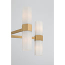 Ten Light Chandelier<br /><span style="color:#4AB0CE;">Entrega: 4-10 dias en USA</span><br /><span style="color:#4AB0CE;font-size:60%;">PREGUNTE POR ENTREGA EN PANAMA</span><br />Collection: Delgada<br />Finish: Legacy Brass