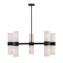Ten Light Chandelier<br /><span style="color:#4AB0CE;">Entrega: 4-10 dias en USA</span><br /><span style="color:#4AB0CE;font-size:60%;">PREGUNTE POR ENTREGA EN PANAMA</span><br />Collection: Delgada<br />Finish: Dark Matte Black