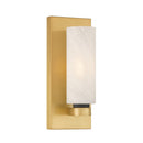 One Light Wall Sconce<br /><span style="color:#4AB0CE;">Entrega: 4-10 dias en USA</span><br /><span style="color:#4AB0CE;font-size:60%;">PREGUNTE POR ENTREGA EN PANAMA</span><br />Collection: Wexmere<br />Finish: Legacy Brass