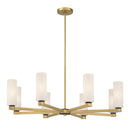Eight Light Chandelier<br /><span style="color:#4AB0CE;">Entrega: 4-10 dias en USA</span><br /><span style="color:#4AB0CE;font-size:60%;">PREGUNTE POR ENTREGA EN PANAMA</span><br />Collection: Wexmere<br />Finish: Legacy Brass