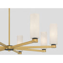 Eight Light Chandelier<br /><span style="color:#4AB0CE;">Entrega: 4-10 dias en USA</span><br /><span style="color:#4AB0CE;font-size:60%;">PREGUNTE POR ENTREGA EN PANAMA</span><br />Collection: Wexmere<br />Finish: Legacy Brass