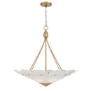 Six Light Pendant<br /><span style="color:#4AB0CE;">Entrega: 4-10 dias en USA</span><br /><span style="color:#4AB0CE;font-size:60%;">PREGUNTE POR ENTREGA EN PANAMA</span><br />Collection: Althira<br />Finish: Legacy Brass