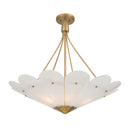 Six Light Pendant<br /><span style="color:#4AB0CE;">Entrega: 4-10 dias en USA</span><br /><span style="color:#4AB0CE;font-size:60%;">PREGUNTE POR ENTREGA EN PANAMA</span><br />Collection: Althira<br />Finish: Legacy Brass
