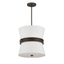 Three Light Pendant<br /><span style="color:#4AB0CE;">Entrega: 4-10 dias en USA</span><br /><span style="color:#4AB0CE;font-size:60%;">PREGUNTE POR ENTREGA EN PANAMA</span><br />Collection: Dalvor<br />Finish: Dark Bronze