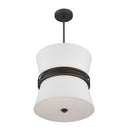 Three Light Pendant<br /><span style="color:#4AB0CE;">Entrega: 4-10 dias en USA</span><br /><span style="color:#4AB0CE;font-size:60%;">PREGUNTE POR ENTREGA EN PANAMA</span><br />Collection: Dalvor<br />Finish: Dark Bronze